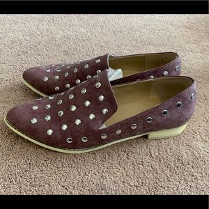 Journey + Cree studded flats